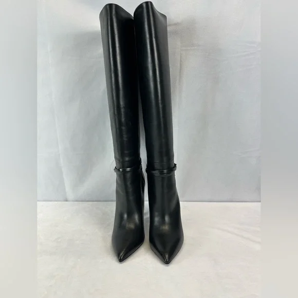 Tom Ford - Padlock 105 leather knee-high boots - Picture 6 of 10